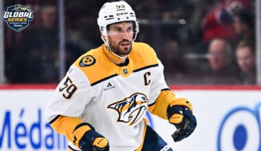 Predators miss Josi 'tremendously' at Global Series