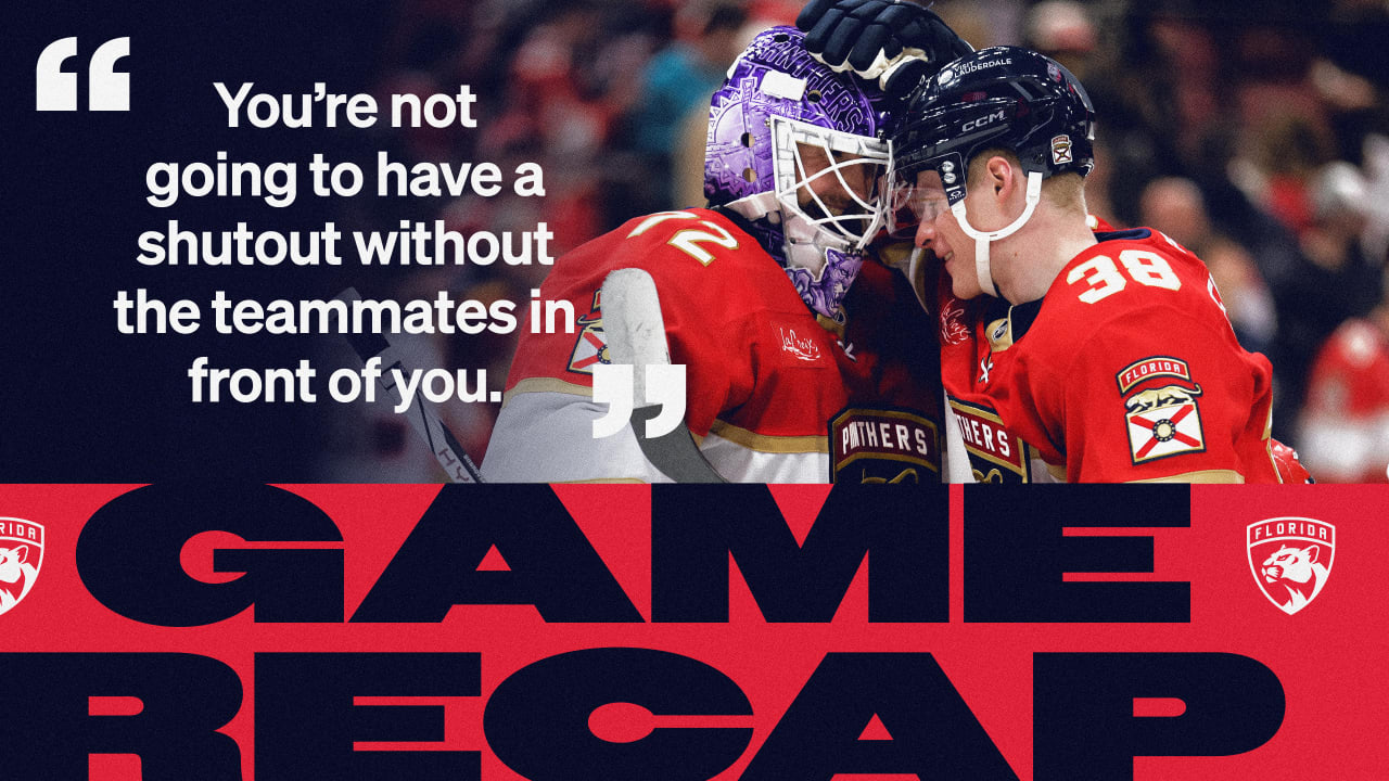 RECAP: Panthers 1, Devils 0