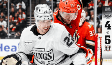 RECAP: Kings 4, Ducks 5 (SO), 11/28