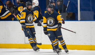 Kate Glantz (front) will be a key upperclassman for BB&N. (Patrick Donnelly/NEHJ)