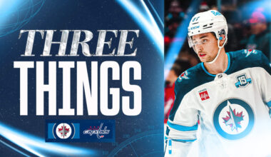 THREE THINGS: Vilardi scores twice, Jets lose to Caps