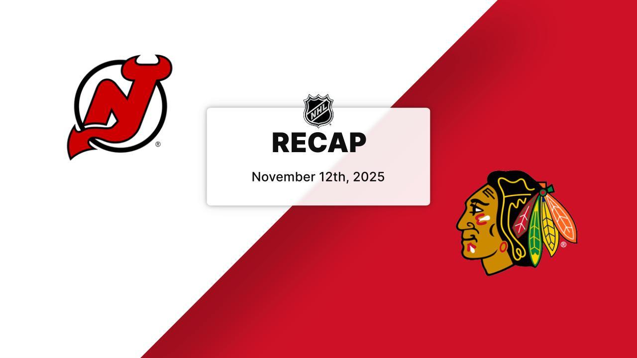 HIGHLIGHTS: Devils 4, Blackhawks 3 OT