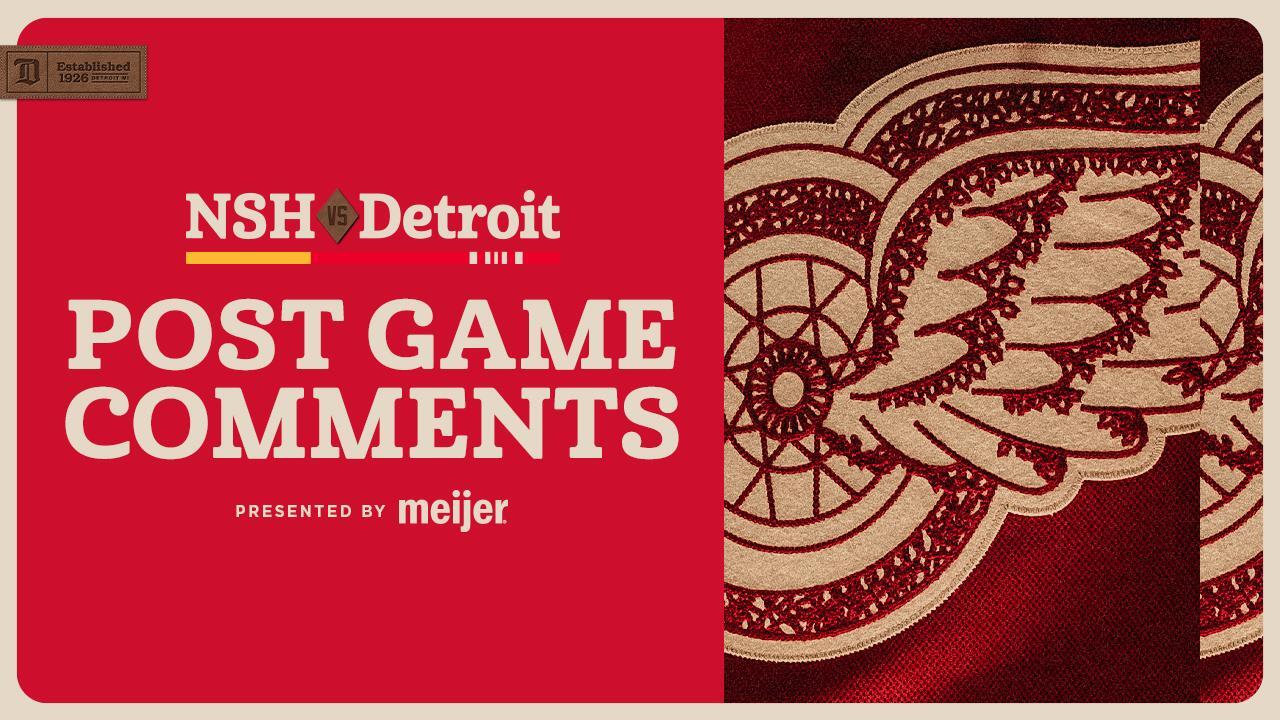 Meijer Postgame Comments 11/26/25 | Detroit Red Wings