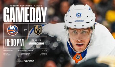 Game Preview: Islanders at Golden Knights