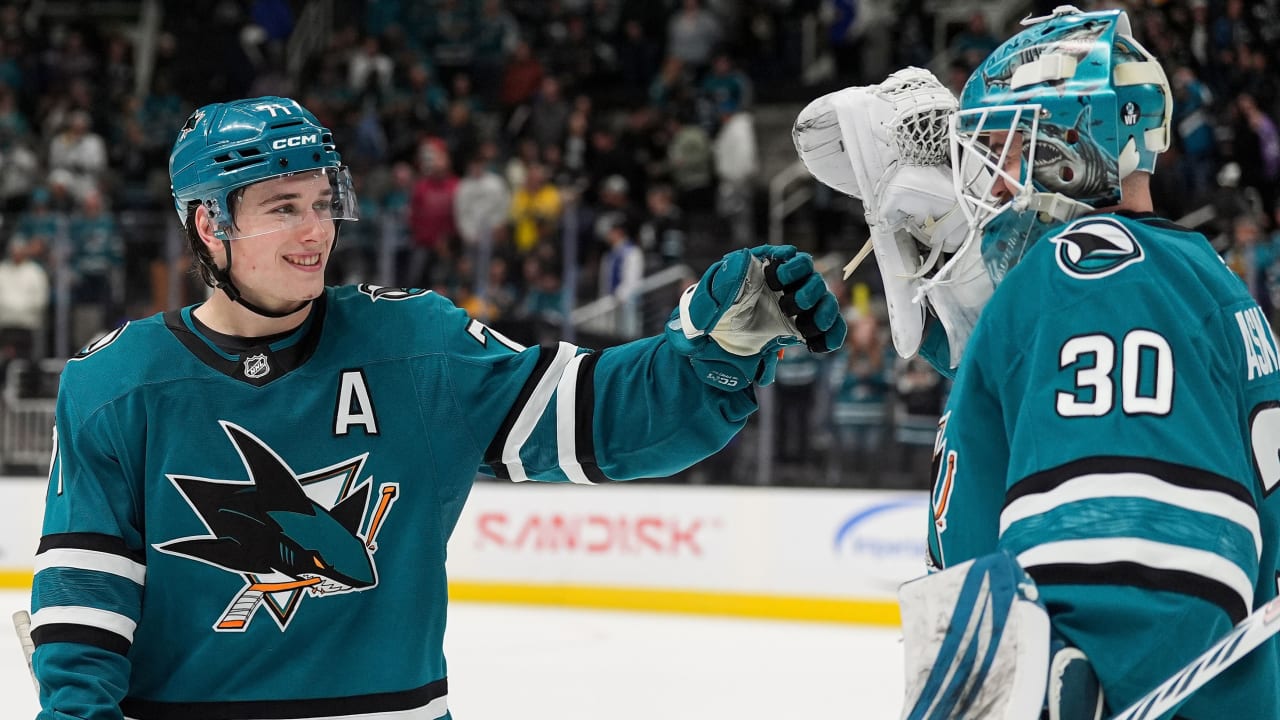 Askarov makes 34 saves, Sharks defeat Bruins