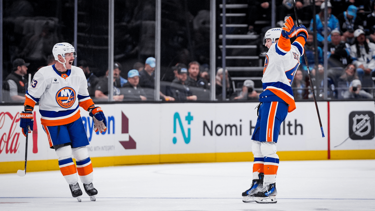 Schaefer scores in OT, Islanders edge Mammoth for 4th straight win