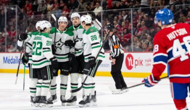 Robertson gets 3 points, Stars shut out Canadiens for 4th straight win