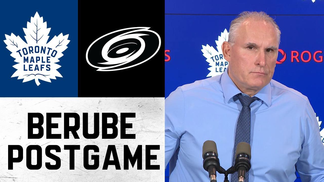 Craig Berube | Post Game vs. Carolina Hurricanes | November 09, 2025