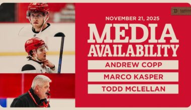 Andrew Copp, Marco Kasper, Todd McLellan Media | Nov. 21, 2025