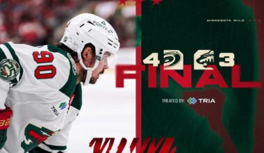 Game Recap: Hurricanes 4, Wild 3