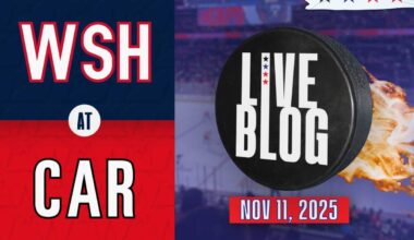 Live updates: Washington Capitals vs Carolina Hurricanes at Lenovo Center