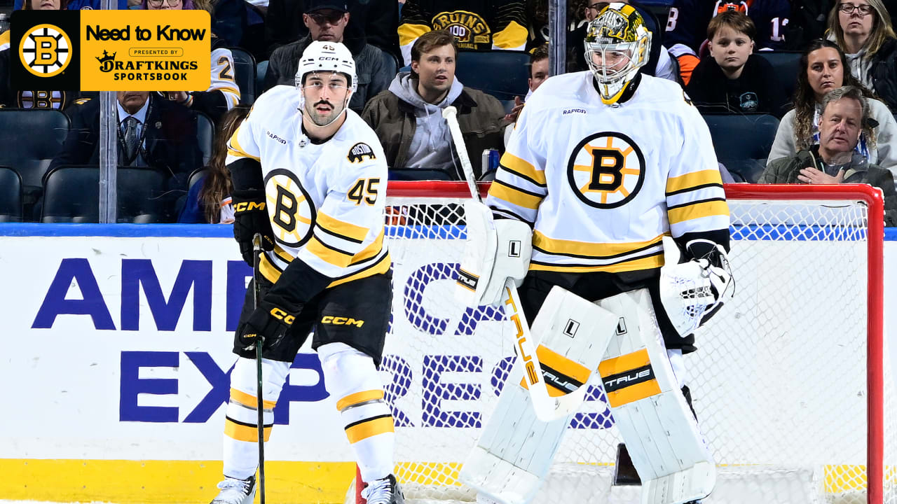 Need to Know: Bruins at Canadiens