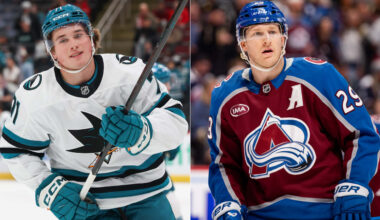 NHL On Tap: Celebrini plays against MacKinnon when Sharks visit Avalanche