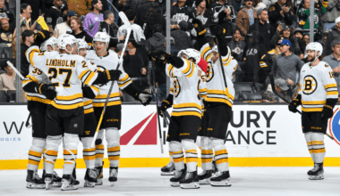 Geekie's 2nd goal lifts Bruins past Kings in OT