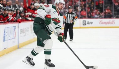 Wild Fall to Hurricanes After Rough First Period