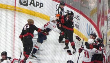 Logan Stankoven on getting in his first NHL fight with Martin Fehervary where he got bloodied: ‘Honestly, I really enjoyed it’