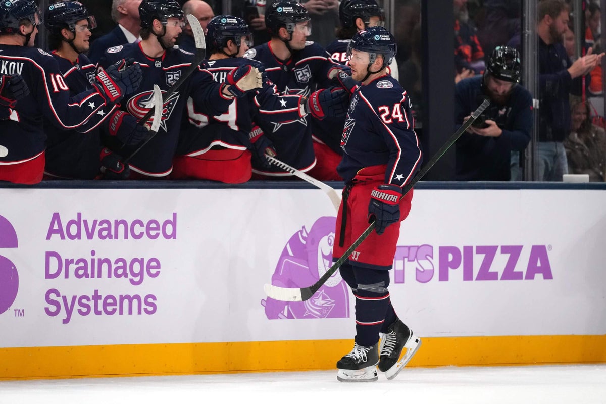 Mathieu Olivier’s wake-up call earns Blue Jackets a point in shootout loss to Rangers