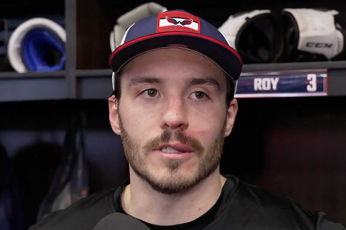 Matt Roy sports massively swollen lip after taking Joel Armia shot to the face: ‘I hope you can’t notice’