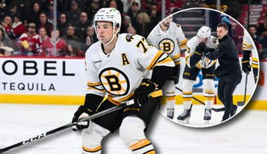 Bruins Charlie McAvoy Could Be Back In Time For Olympics After Taking Brutal Slapshot To The Face