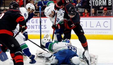 Aho scores in OT to lift Hurricanes to 4-3 win over Canucks :: WRALSportsFan.com