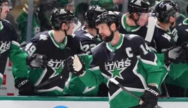 Johnston's power-play goal pushes Stars past Mammoth 4-3 :: WRALSportsFan.com
