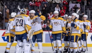 Preds Score Five in Third Period, Come Back to Beat Red Wings