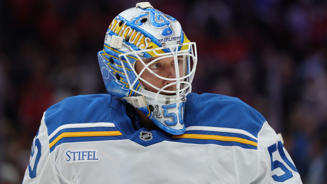 Binnington sets record for games played by a Blues goalie