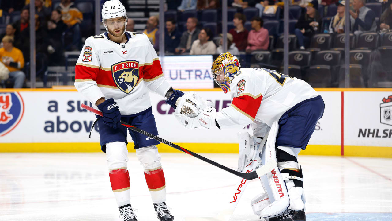 Panthers score 8, cruise to win against Predators