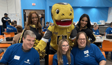 VGK, Southwest Gas Foundation Join Forces to Clean and Repair Books for Underserved Schools in Las Vegas