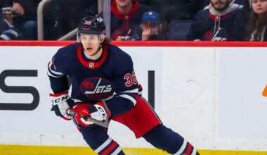 Morgan Barron of the WInnipeg Jets