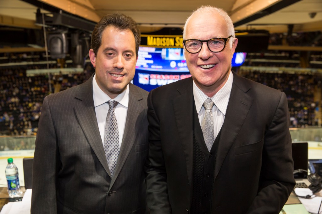 Kenny Albert (left) and Dave Maloney are the Rangers' new TV duo.