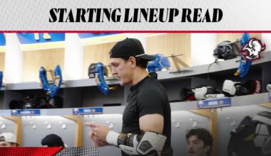 Starting Lineup Read | Buffalo Sabres