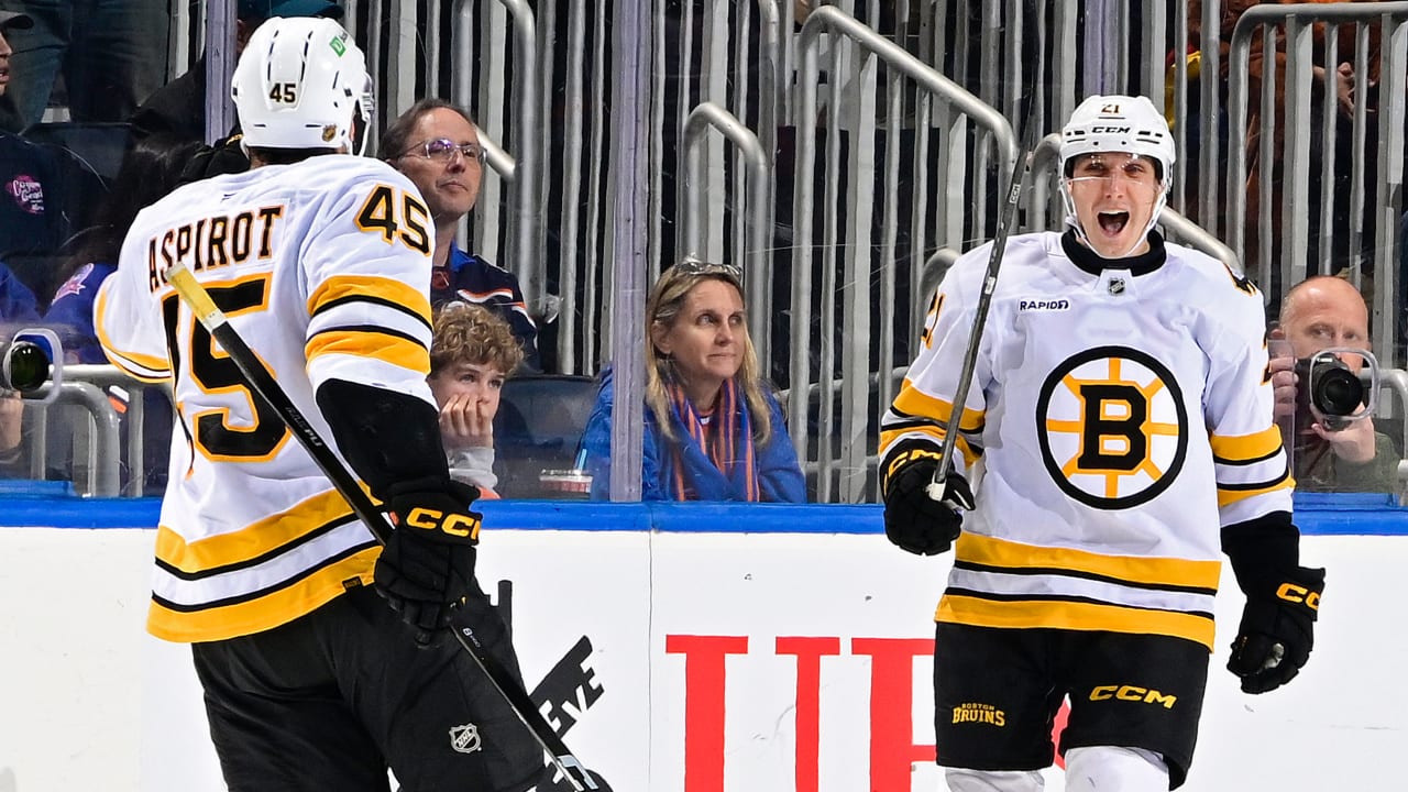 Steeves gets 1st multigoal game, Bruins defeat Islanders