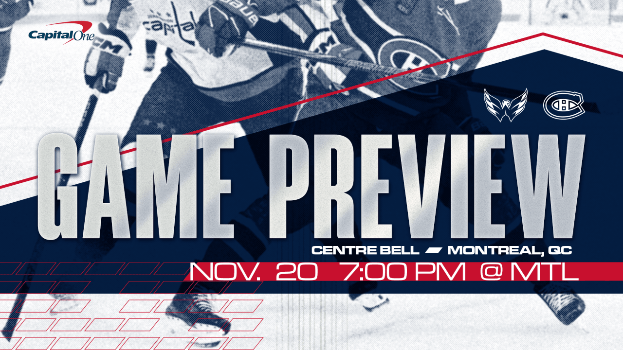Caps Clash with Canadiens | Washington Capitals