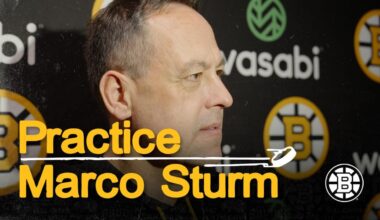 Press Room: Marco Sturm | Boston Bruins