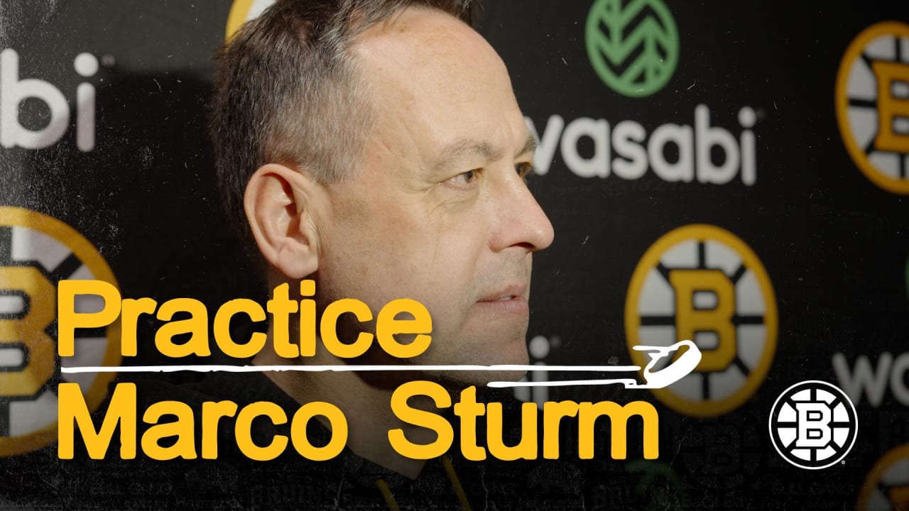 Press Room: Marco Sturm | Boston Bruins