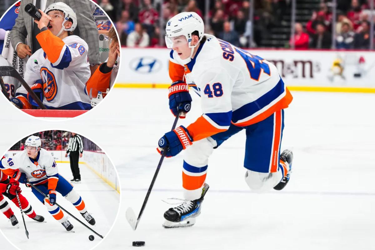 Islanders' Matthew Schaefer coming out party begins with cross-country trip