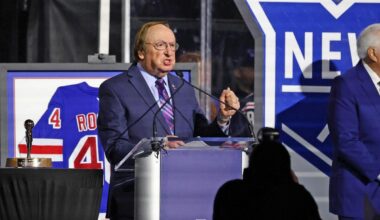 Sam Rosen 'thrilled' as he makes MSG return for Rangers celebration