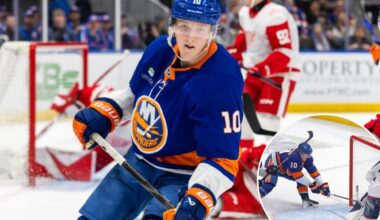 Simon Holmstrom finally coming into his own for Islanders