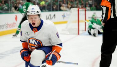 Islanders' Cal Ritchie starting to make progress in his game