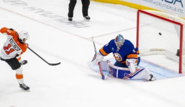 Islanders can't capitalize on comeback in shootout loss to Flyers