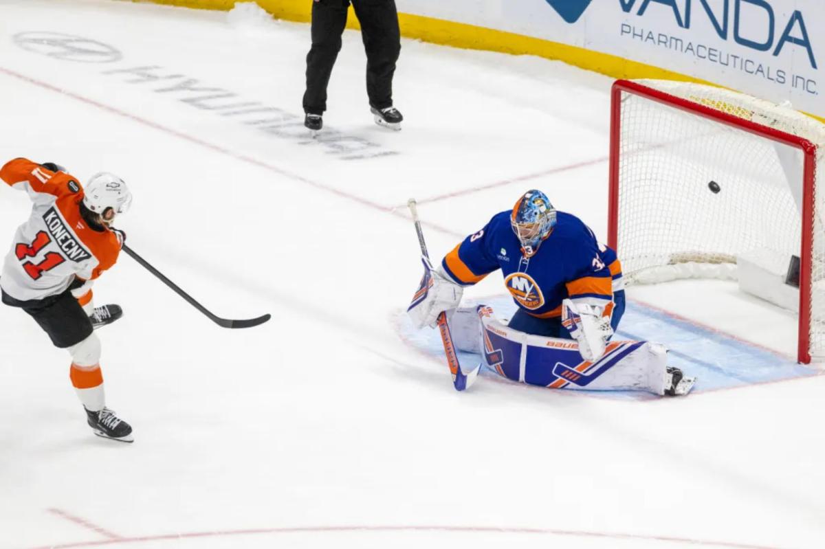 Islanders can't capitalize on comeback in shootout loss to Flyers