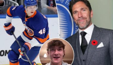Matthew Schaefer takes playful Rangers jab at Henrik Lundqvist in hilarious interview moment