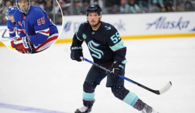 Ryan Lindgren reflects on Rangers tenure before playing ex-teammates