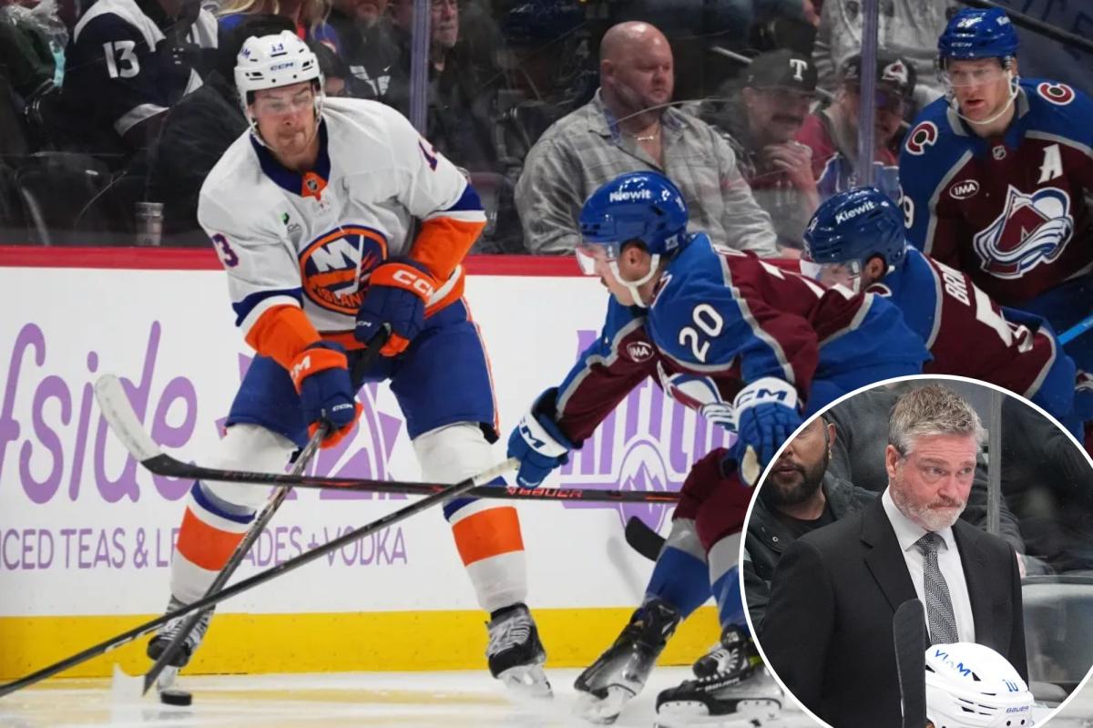 Islanders run out of late magic in loss to Avalanche as win streak ends at four
