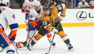 NHL World Reacts as Mitch Marner's Brutal Turnover Sinks Vegas Golden Knights vs. Ducks