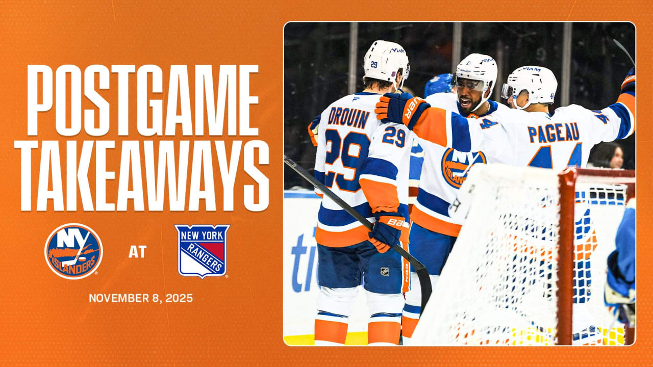 Takeaways: Islanders Shut Out Rangers 5-0