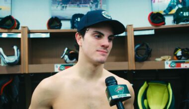 Buium at Practice 11/14 | Minnesota Wild