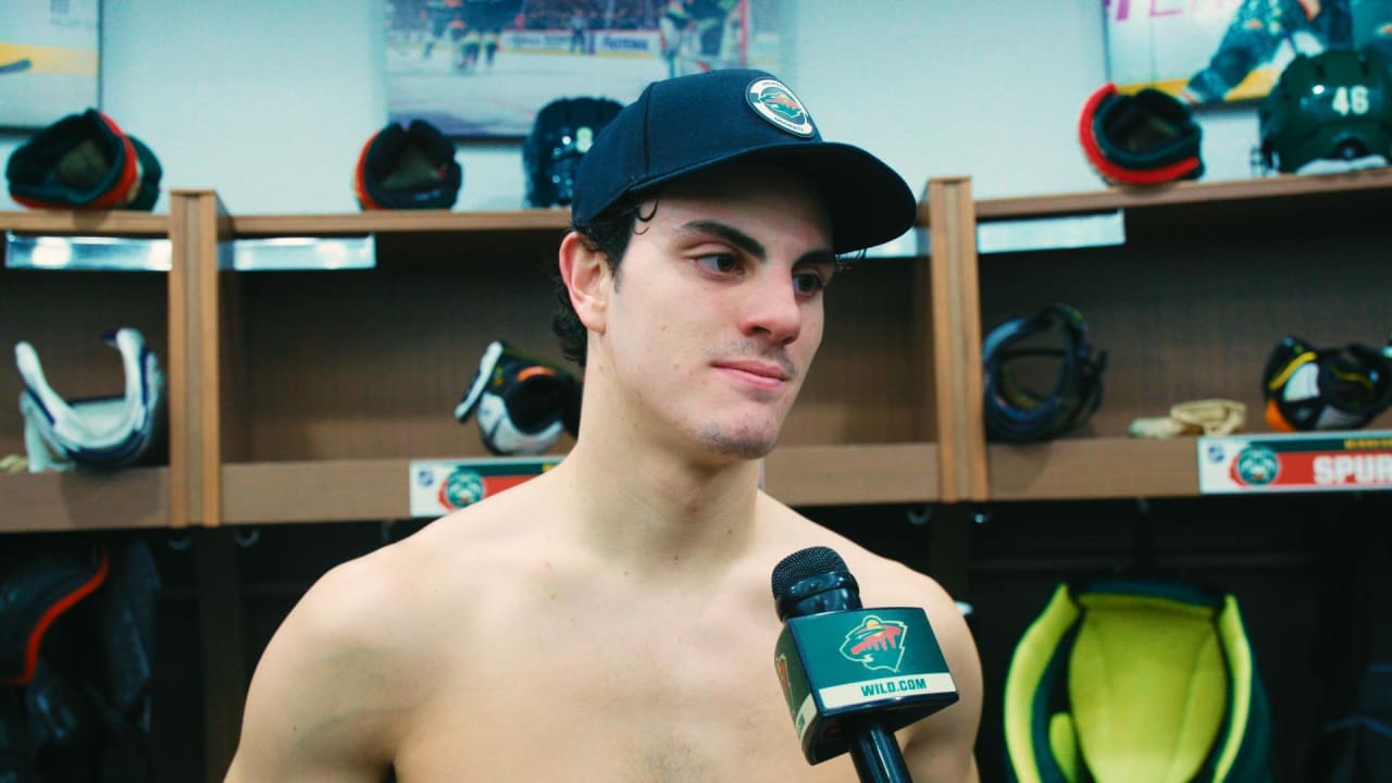 Buium at Practice 11/14 | Minnesota Wild