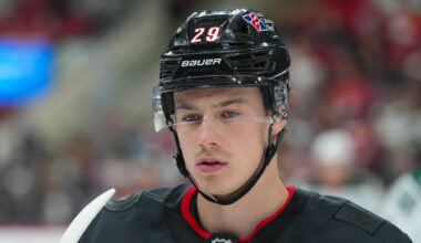 Hurricanes recall former first-round winger Bradly Nadeau for second time this season